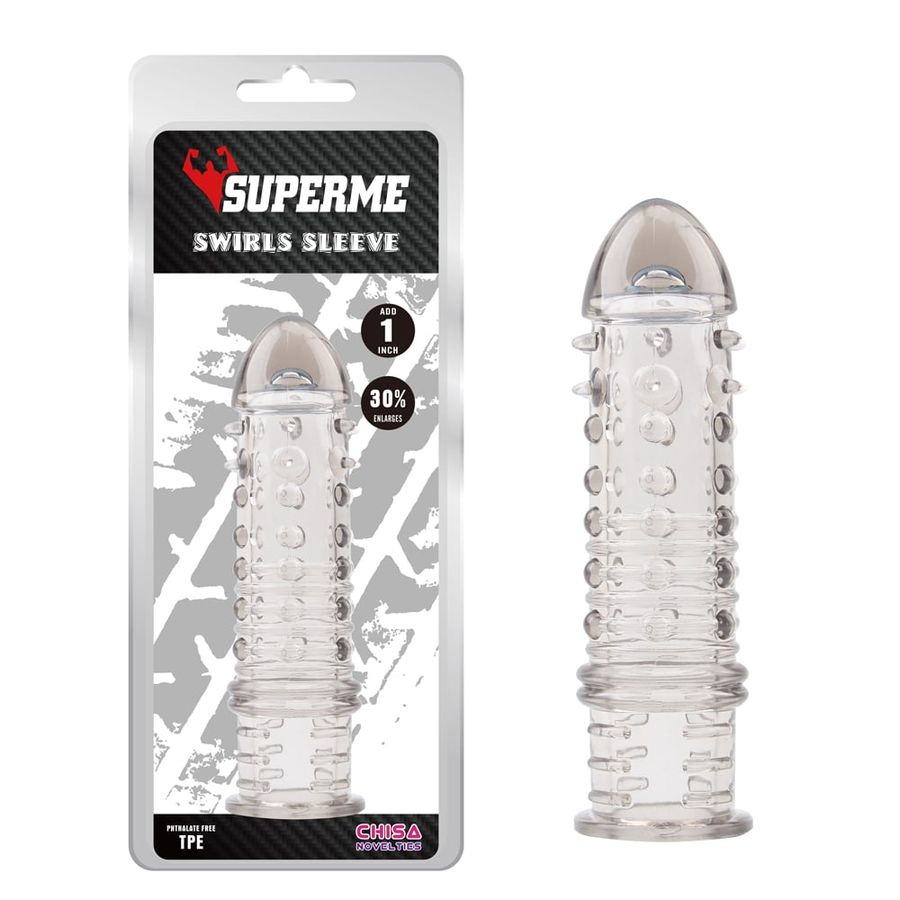 Đôn Dên Tăng Kích Thước Superme Swirls Sleeve chính hãng - hàng chuẩn nguồn gốc rõ ràng, hạn dùng in rõ trên hộp, đóng gói kín đáo - giao hàng che tên kín đáo