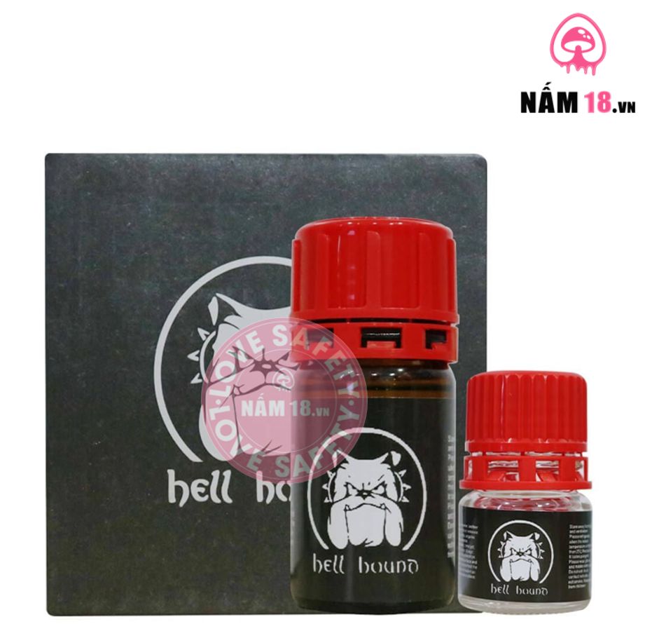Popper Hell Bound chính hãng - hàng chuẩn nhập khẩu, nắp kín không bay hơi, dùng được nhiều lần - giao hàng che tên kín đáo