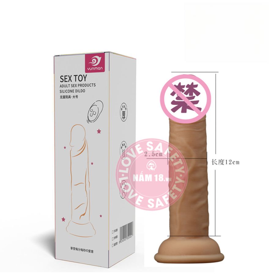Dương Vật Dính Tường Yunman 10 Chế Độ Rung chính hãng - chất liệu an toàn cho da, dễ vệ sinh, êm ái khi dùng - giao hàng che tên kín đáo