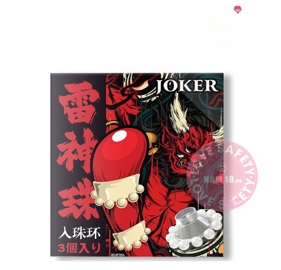 Vòng Đeo Bi Joker - Hỗ Trợ Kích Thích chính hãng - kéo dài thời gian, thấm nhanh không nhờn rít, dùng trước khi quan hệ - giao hàng bản tiêu chuẩn