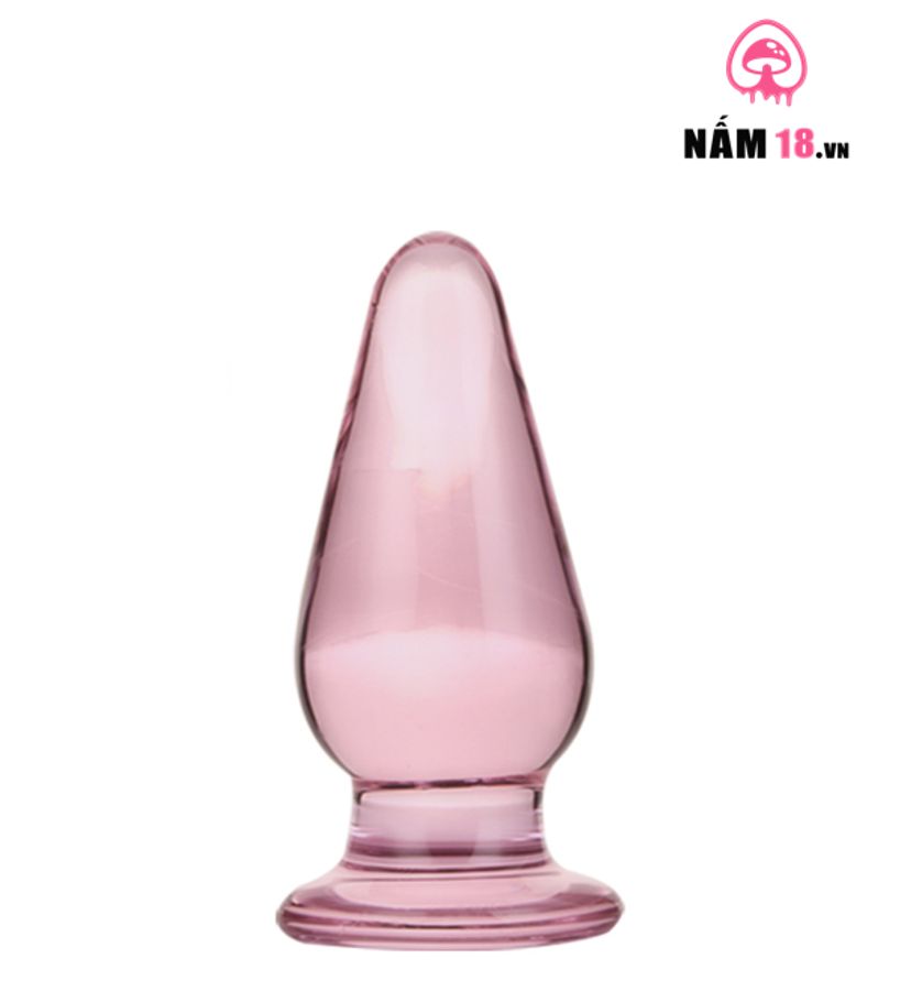 Phích Cắm Hậu Môn Thuỷ Tinh Size L chính hãng - chất liệu an toàn cho da, dễ vệ sinh, êm ái khi dùng - giao hàng che tên kín đáo
