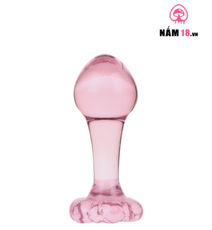 Phích Cắm Hậu Môn Thuỷ Tinh Size S chính hãng - chất liệu an toàn cho da, dễ vệ sinh, êm ái khi dùng - giao hàng che tên kín đáo