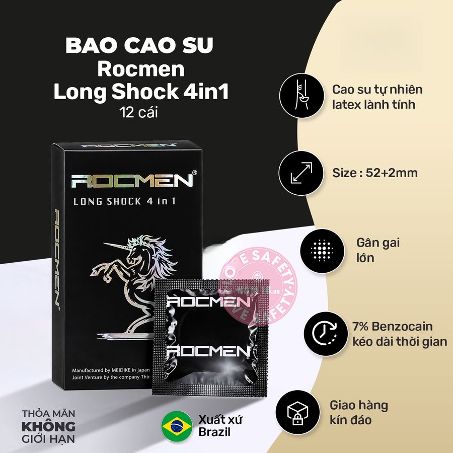 Bao Cao Su Kéo Dài Thời Gian Quan Hệ Hộp 12 Cái chính hãng - siêu mỏng, có gai nổi, hỗ trợ kéo dài - giao hàng che tên kín đáo