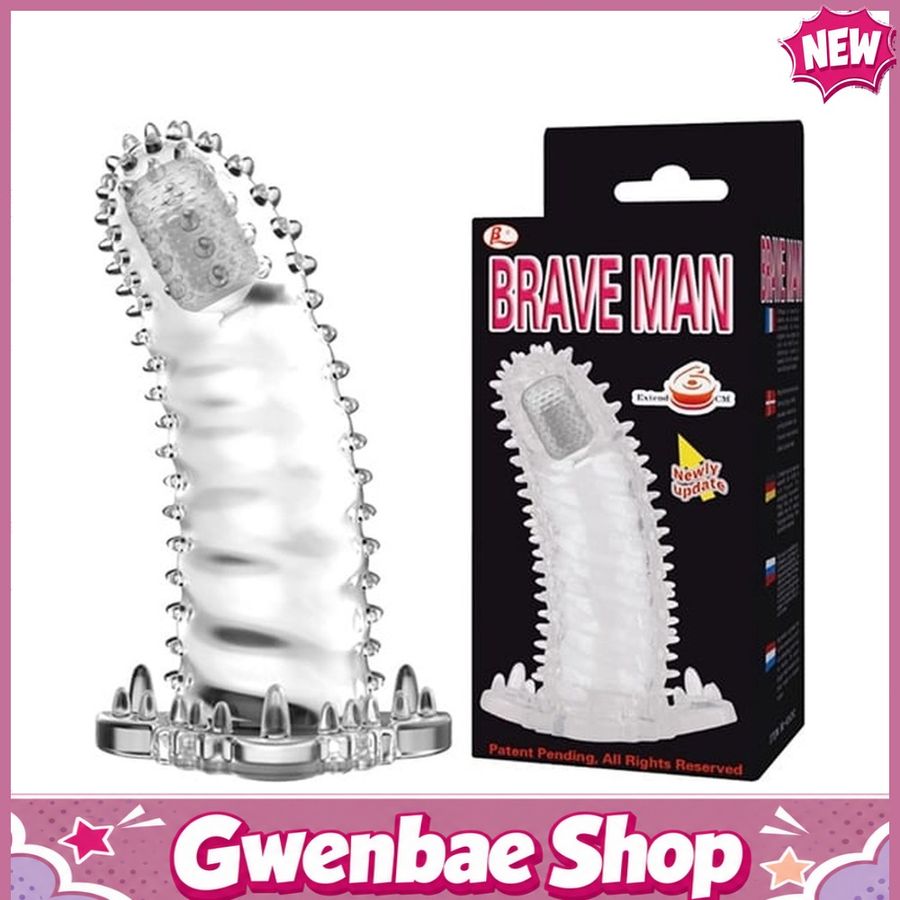 Bao cao su đôn dên Baile Brave Man Gai Rung - Gwen Shop Chính Hãng