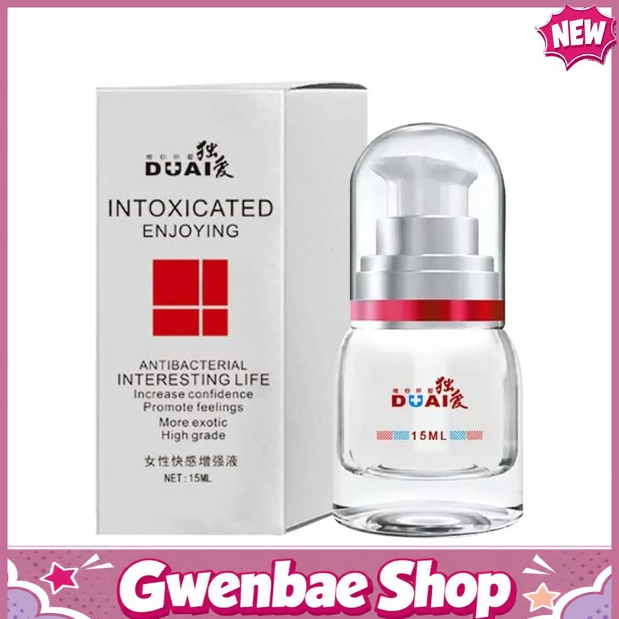 Gel tạo trơn tăng khoái cảm nữ Duai Intoxicated Chai 15ml - Gwen Shop Chính Hãng