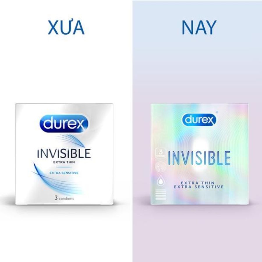Bao Cao Su Durex Invisible Extra Thin Extra Sensitive