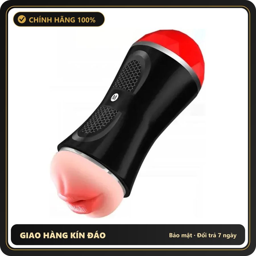 (Che Tên) Âm Đạo 2 Đầu Cầm Tay silicon siêu mềmHana Hộp Trắng Kín