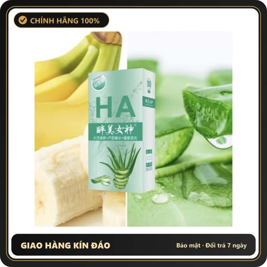 (Che Tên) BAO CAO SU HA nha đam, hộp 100 cái 49mm, siêu mỏng, nhiều gel, bcs gia đình, nhà nghỉ, nội địa trung quốc Giao Nhanh Toàn Quốc