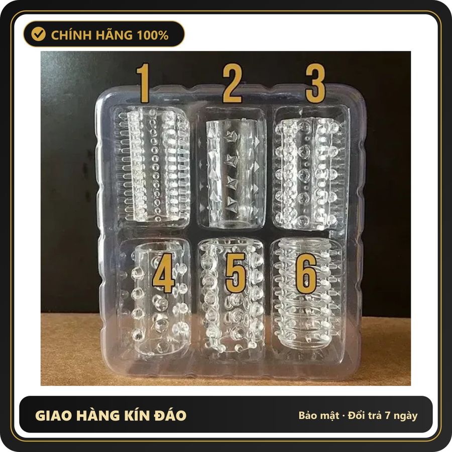 (Che Tên) Bao cao su đôn dên Baile Bi Gai dành cho namHana Chuẩn Auth