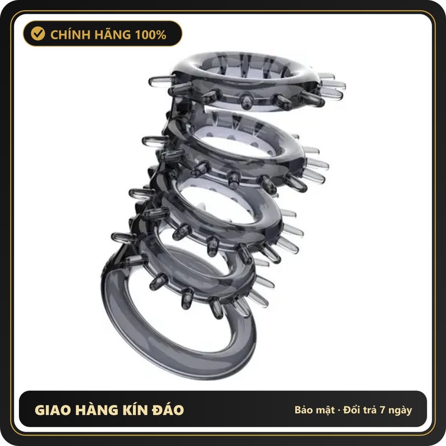 (Che Tên) Bao Cao Su Đôn Dên Tăng Kích Thước Siêu Mềm Có GaiHana Hộp Trắng Kín
