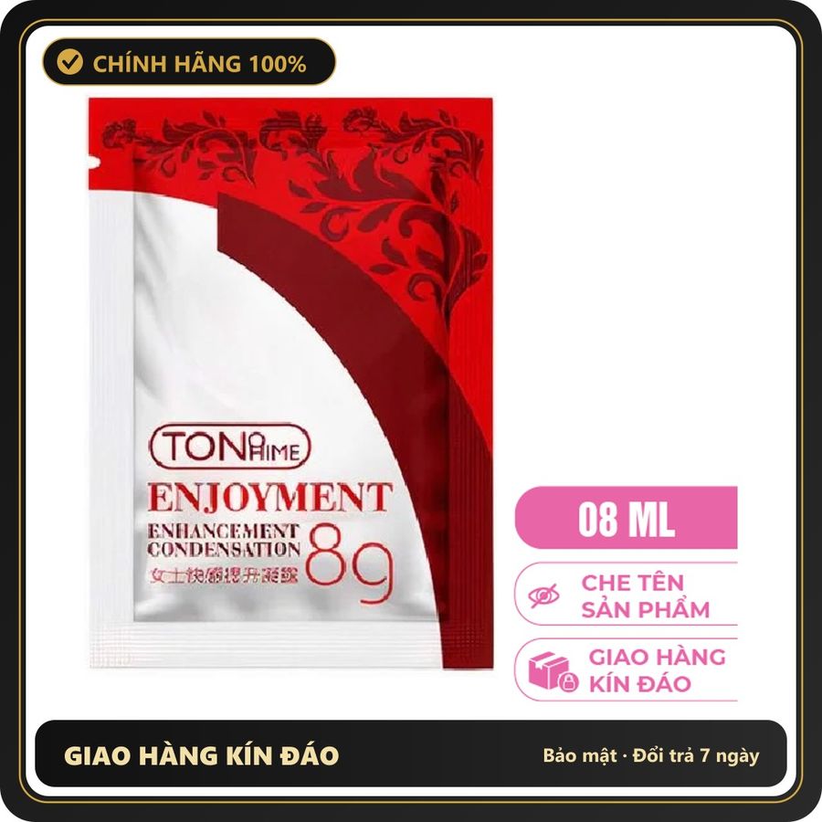(Che Tên) Gel boi trơn dạng gói TONO HIME 8g nóng ấm Chuẩn Auth