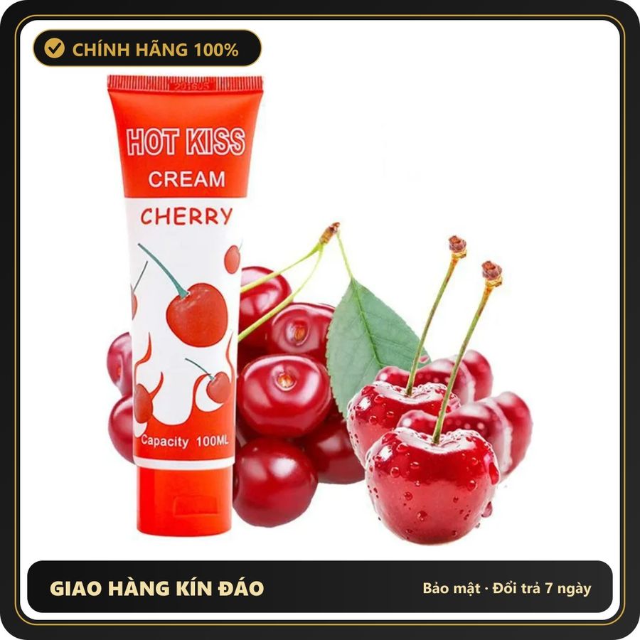 (Che Tên) Gel boi trơ.n âm đạo Hot Kiss Hương Cherry 50ml - Hàng Mới Về