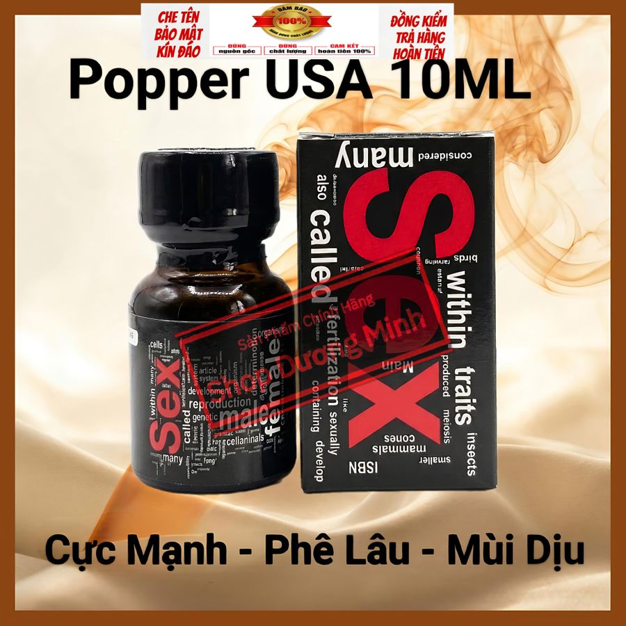 ( Hàng Chính Hãng) Chai Hít Kích Thích Hưng Phấn, Hỗ Trợ Tình Dục Cho Nam Nữ, Giúp Cuộc Yêu Luôn Trọn Vẹn
