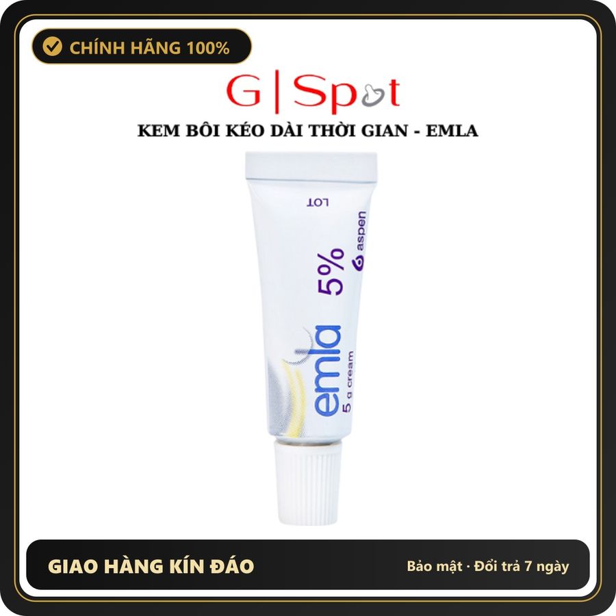 (Che Tên) Kem Bôi Kéo Dài Thời Gian Êmlà 5% Của Thụy Điển Bảo Mật Tuyệt Đối