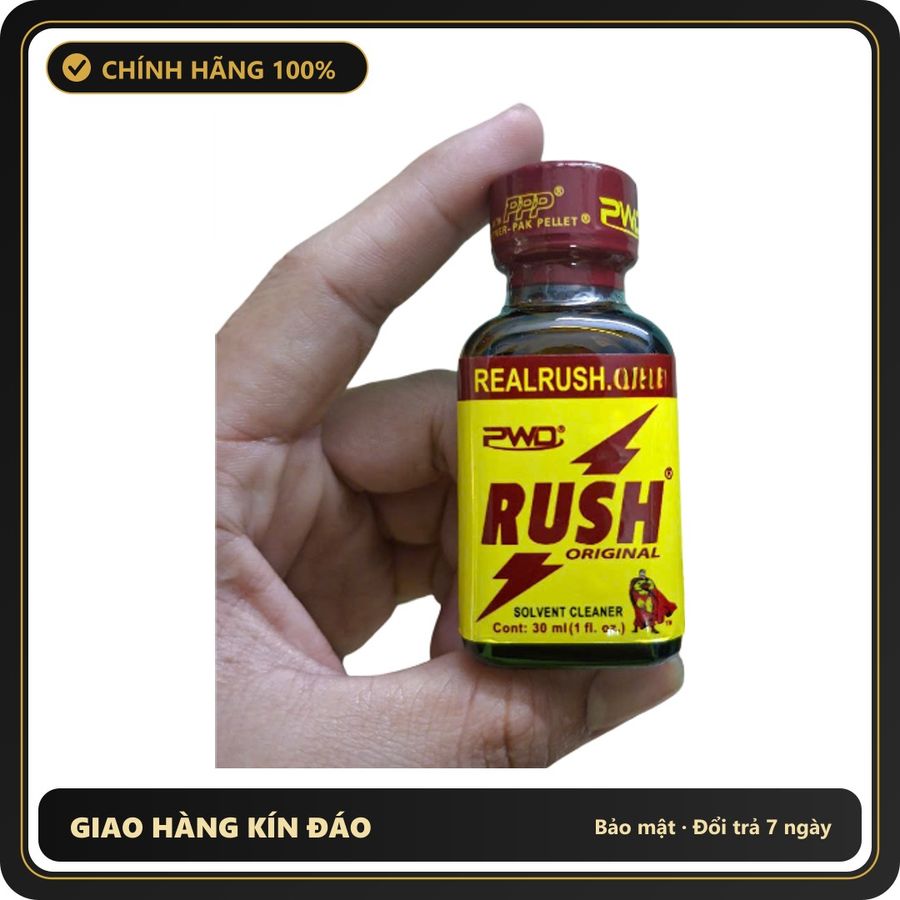 (Che Tên) Popper Original Real Rush USA 30ml - Chính Hãng PWD Giao Nhanh Toàn Quốc