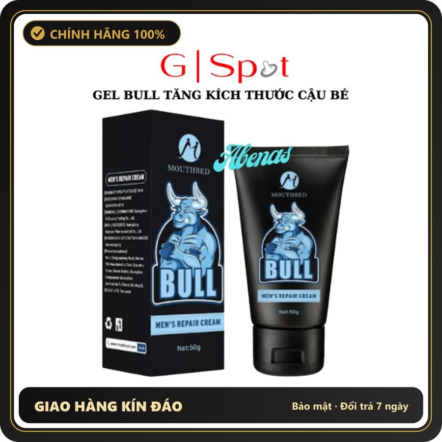 (Che Tên) Gel BULL Tăng Kích Thước Cậu Nhỏ Của Nga - 50g Bảo Mật Tuyệt Đối