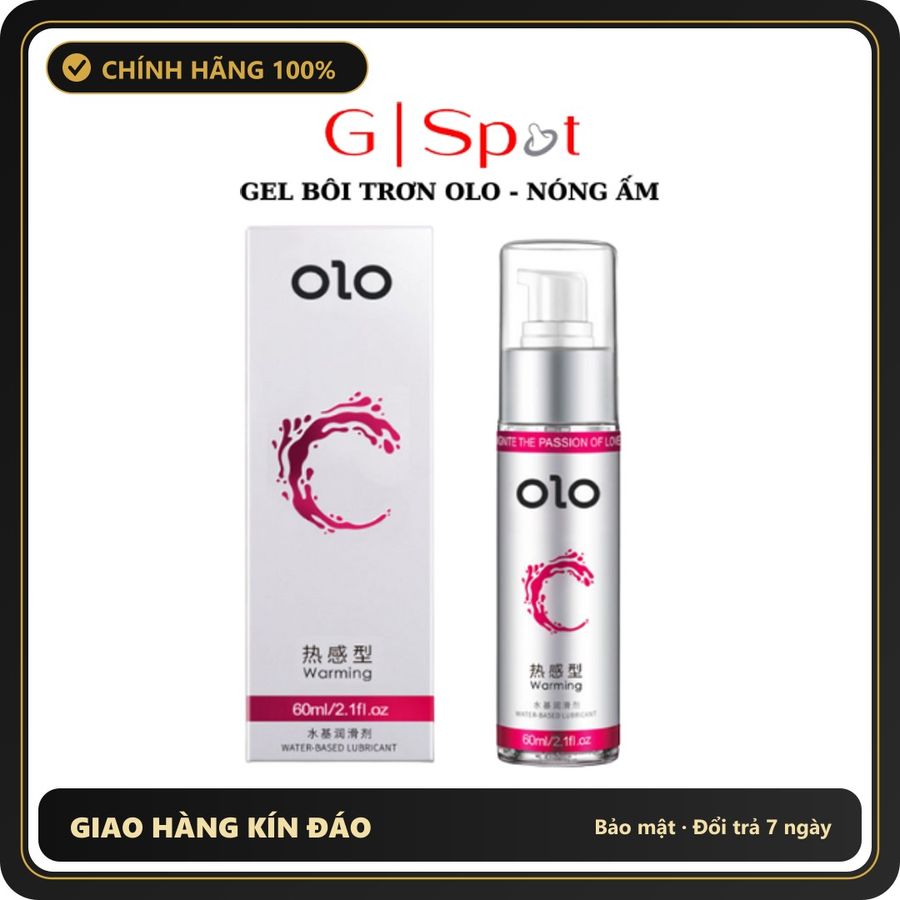 (Che Tên) Gel Boi Tron Kích Thích Nữ Ấm Nóng OLO Warming Cao Cấp 60ml - Tăng khoái cảm Cao Cấp Bảo Đảm