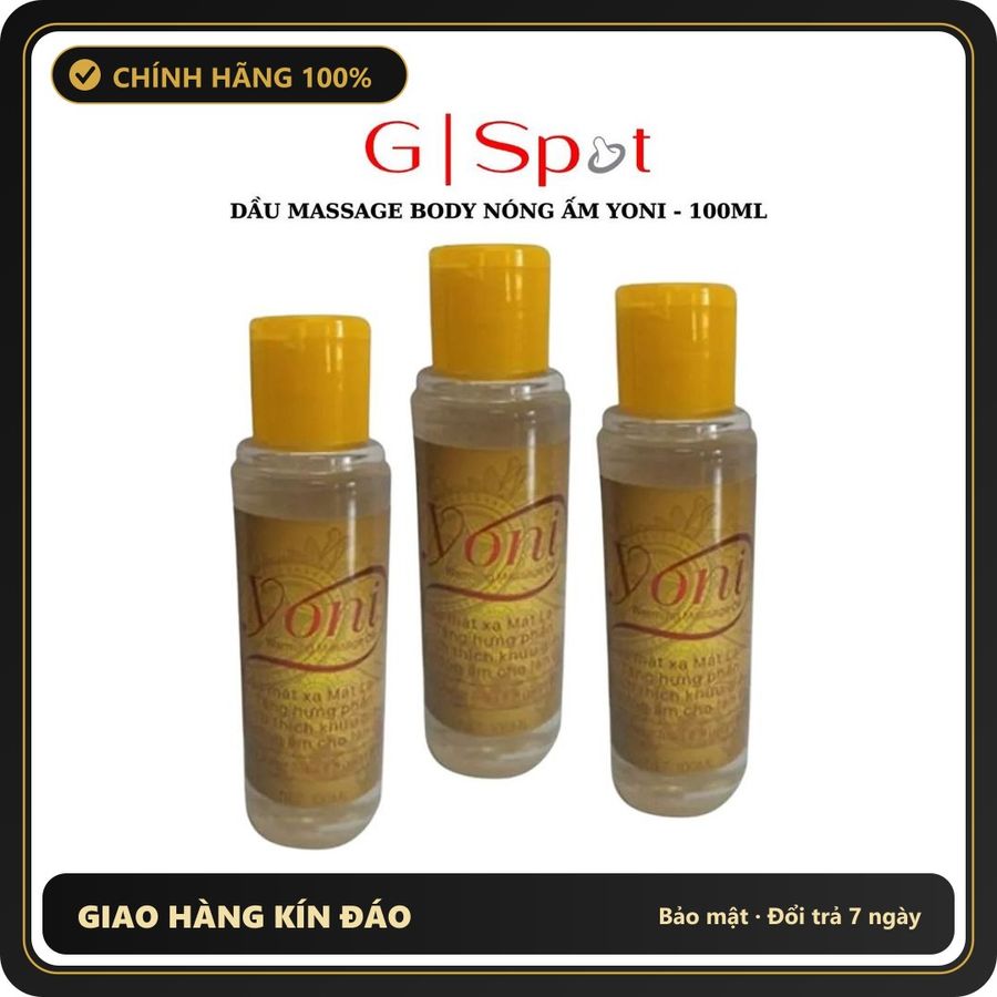 (Che Tên) Dầu Massage Body Nóng Ấm Yoni - 100ml Bảo Mật Tuyệt Đối