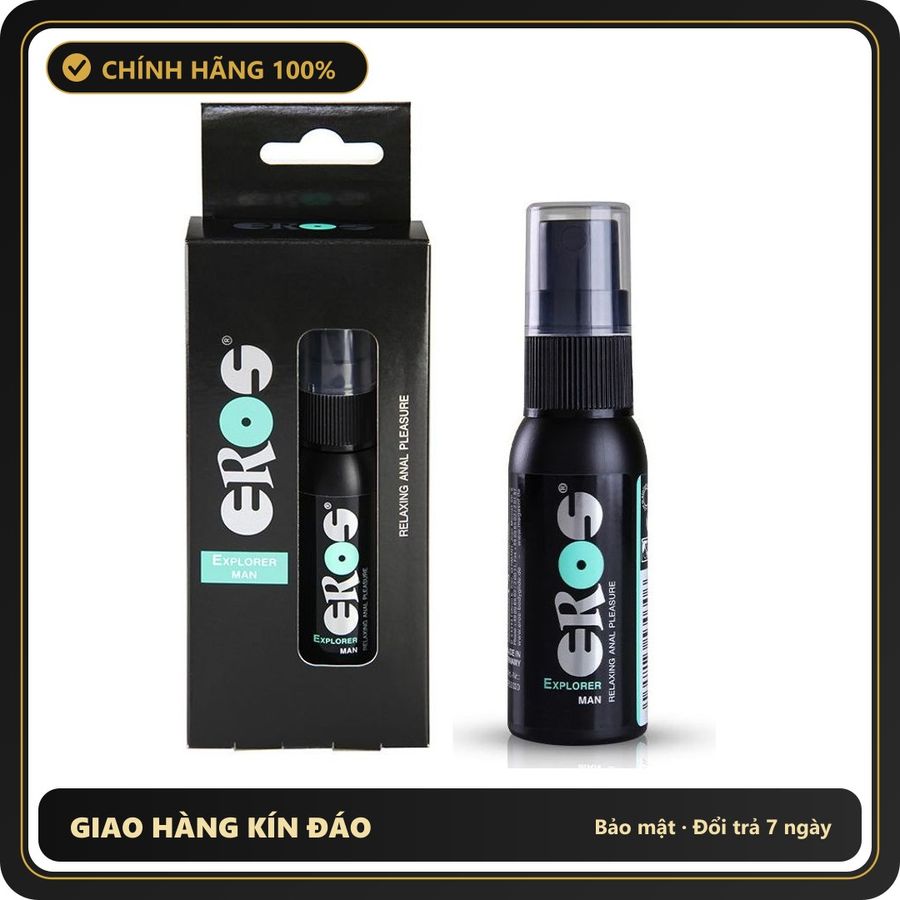 (Che Tên) Xịt Đức Eros Prolong 101 Siêu Cấp Cho Nam Giới 30ml (Sản phẩm shop ADAM 365) Hộp Trắng Kín