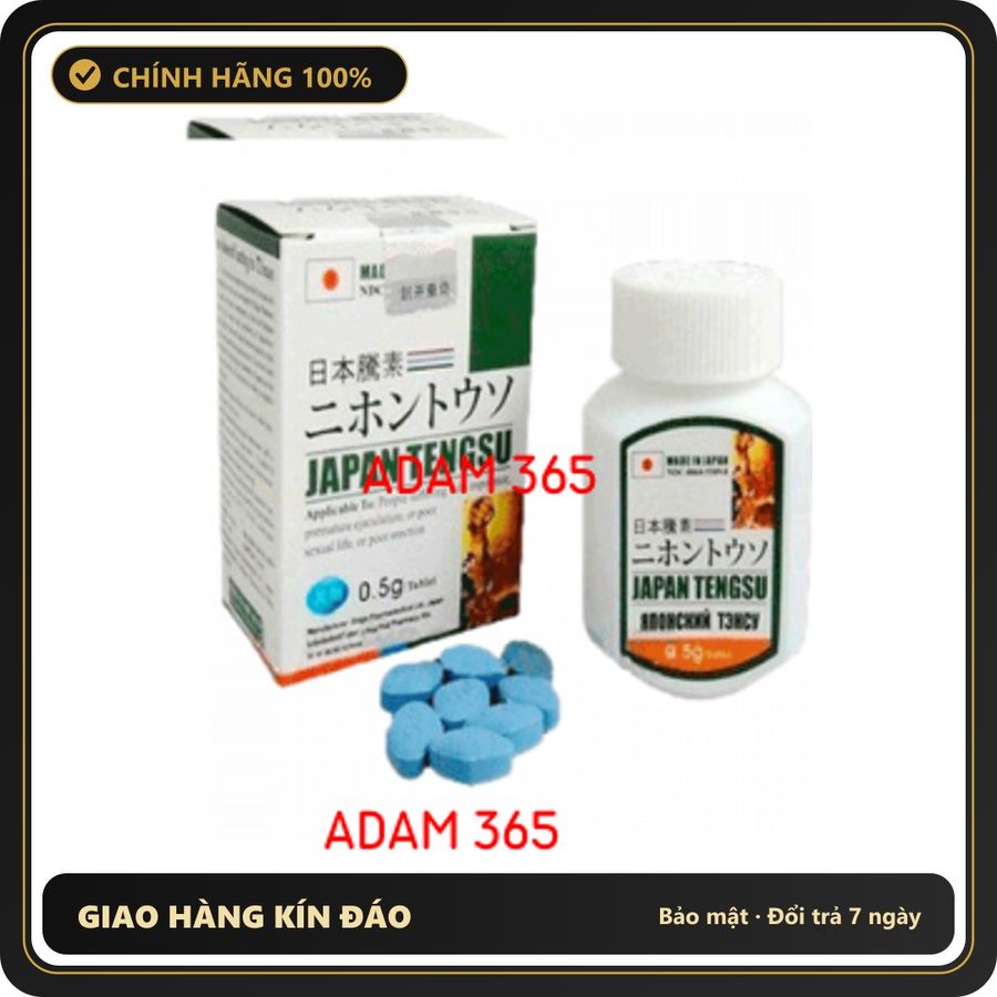 (Che Tên) Viên Uống Tengsu Hỗ Trợ Tăng Cường Sinh Lý Nam Giới Hộp 16 Viên (Sản phẩm shop ADAM 365) Giao Nhanh Toàn Quốc