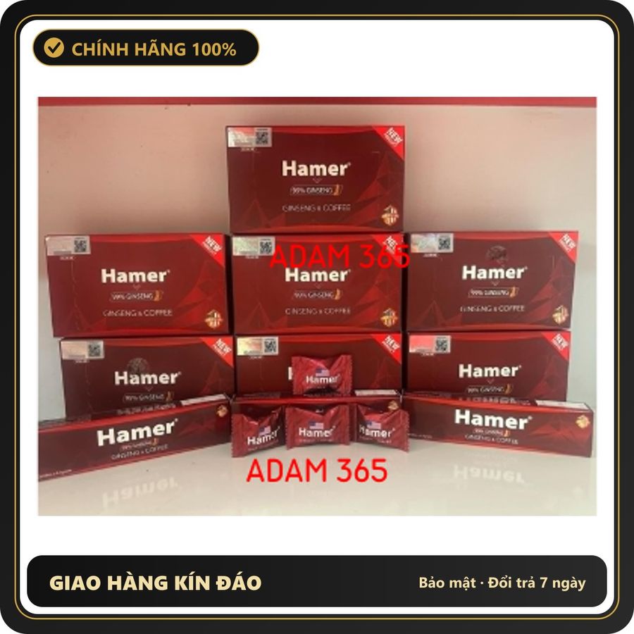 (Che Tên) Kẹo sâm tăng cường sinh lý Hamer USA hộp chính hãng (Sản phẩm giã shop đền X3) Bảo Mật Tuyệt Đối