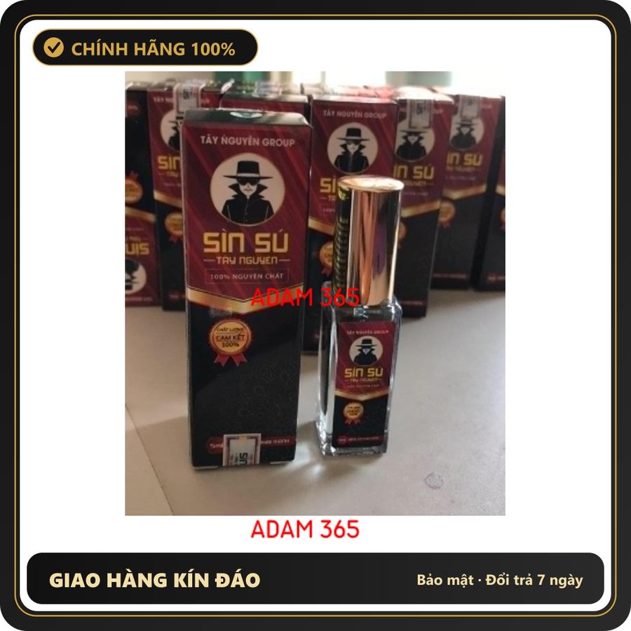 (Che Tên) Xịt th.ả.o d.ư.ợ.c Sìn Sú 5ml (Sản phẩm shop ADAM 365) Hộp Trắng Kín