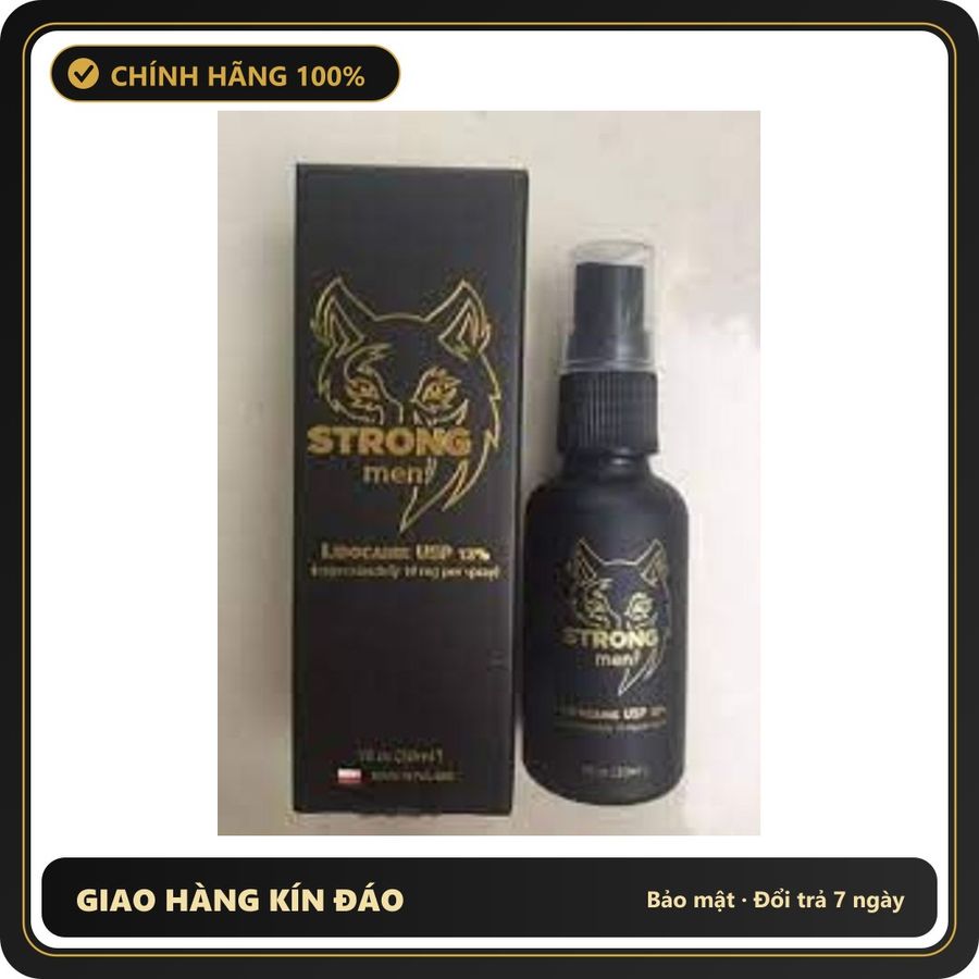 (Che Tên) Xịt Strong men 30ml hỗ trợ kéo dài thời gian cho nam Giao Nhanh Toàn Quốc