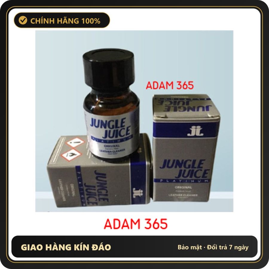(Che Tên) Chai hít tăng khoái cảm Popper Jungle juice lọ 10ml logo nắp Bảo Mật Tuyệt Đối