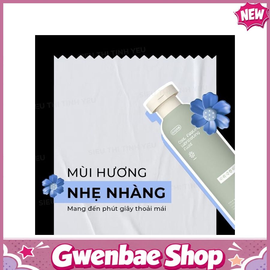 Gel tạo trơn Duai Cool Feeling mát lạnh Chai 200ml Chính Hãng - Gwen Shop Chính Hãng