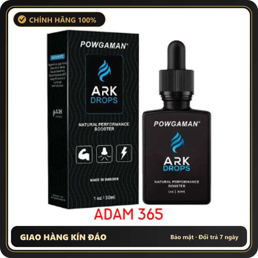 (Che Tên) Tinh chất hỗ trợ tăng cảm xúc Powgaman Ark Drops Booster 224926 Giao Nhanh Toàn Quốc