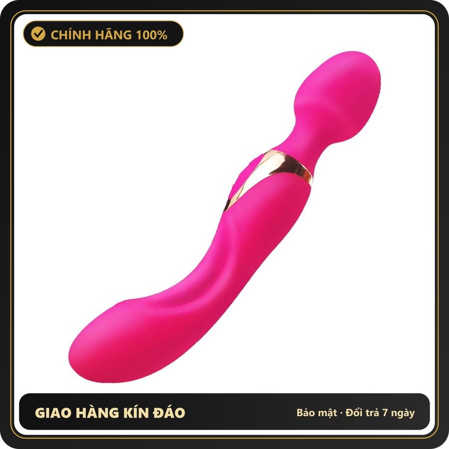 (Che Tên) Chai rung 02 đầu tăng cảm giác Nữ. - Hàng Mới Về - sạc USB, chất liệu an toàn cho da, dễ vệ sinh