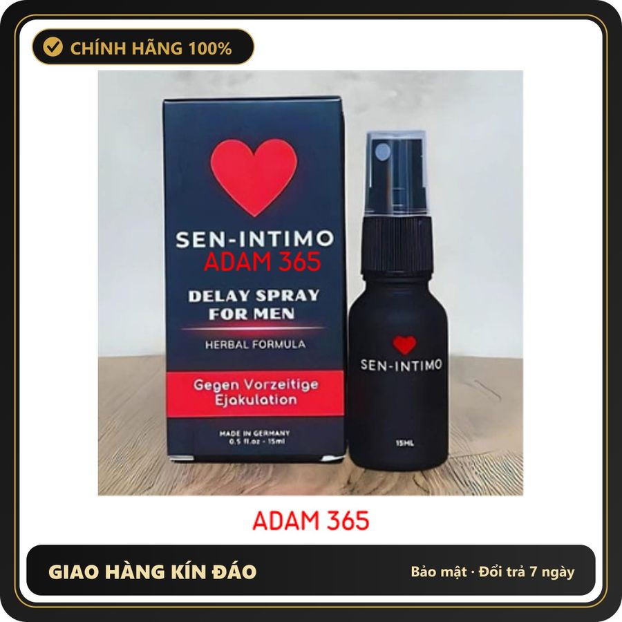 (Che Tên) Xịt Chống Xuất Tinh Sớm Sen Intimo Dành Cho Nam Giới - Đức 15ml 234250 Giao Nhanh Toàn Quốc