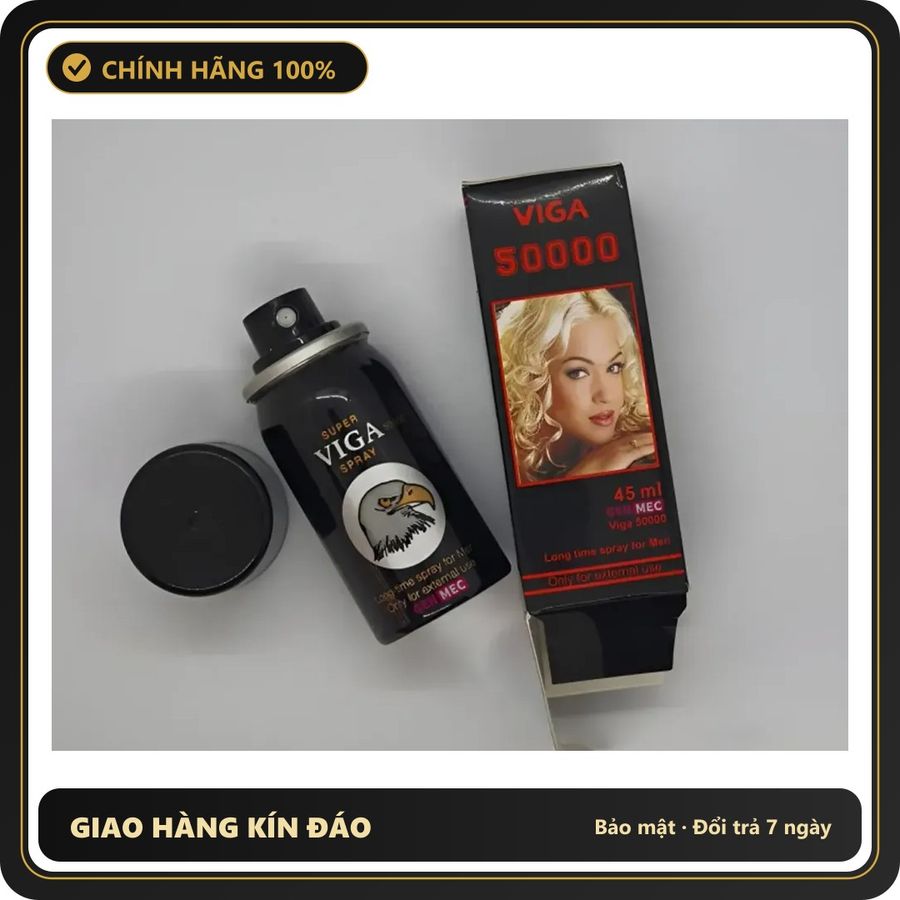 (Che Tên) Xịt Viga 50000 Đức hỗ trợ kéo dài thời gian cho nam 310671 Bảo Mật Tuyệt Đối