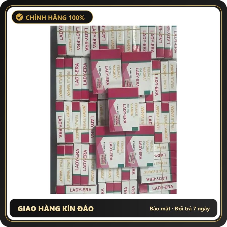 (Che Tên) Lady Era USA Mỹ Vỉ 4 Viên – Hỗ Trợ Sinh Lý Nữ 310676 Cao Cấp Bảo Đảm