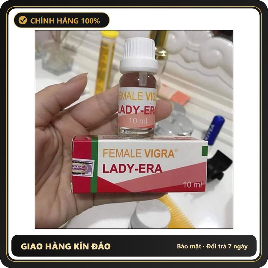 (Che Tên) Nước hỗ trợ sinh lý nữ cao cấp Lady Era 10ml chuẩn USA hiệu quả cực nhanh và mạnh mẽ 310681 Chuẩn Auth