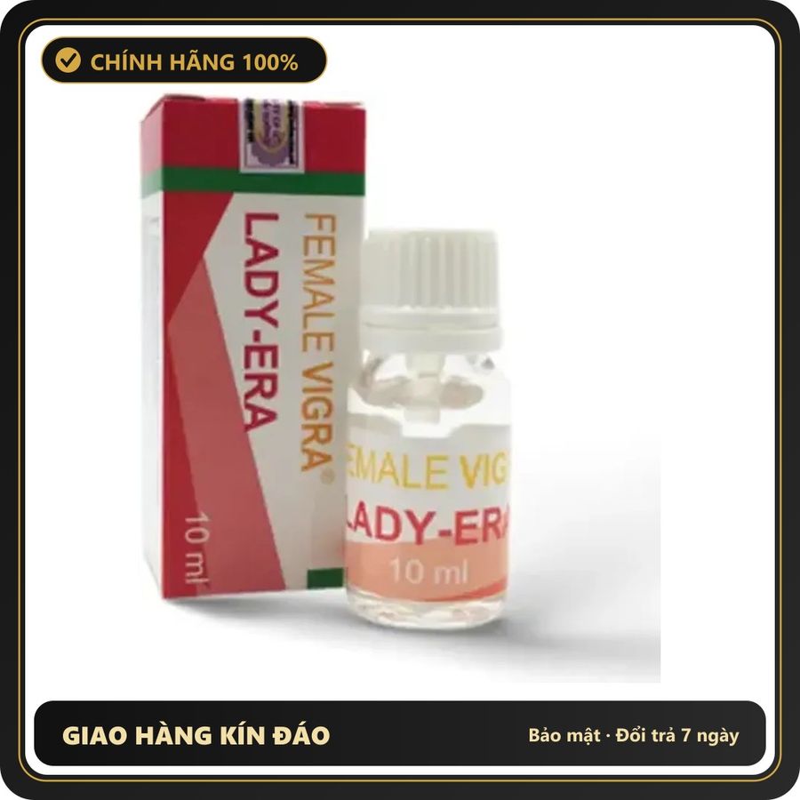 (Che Tên) Nước tăng sinh lý cho nữ - kích thích ham muốn - không màu không mùi vị - Lady Era 310682 Bảo Mật Tuyệt Đối