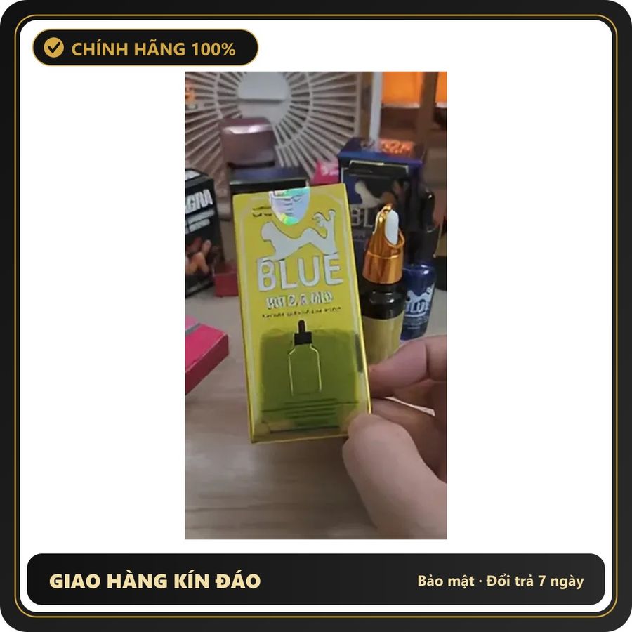 (Che Tên) Blue Wizard Gold cực mạnh chính hãng 20ml 310702 Chuẩn Auth