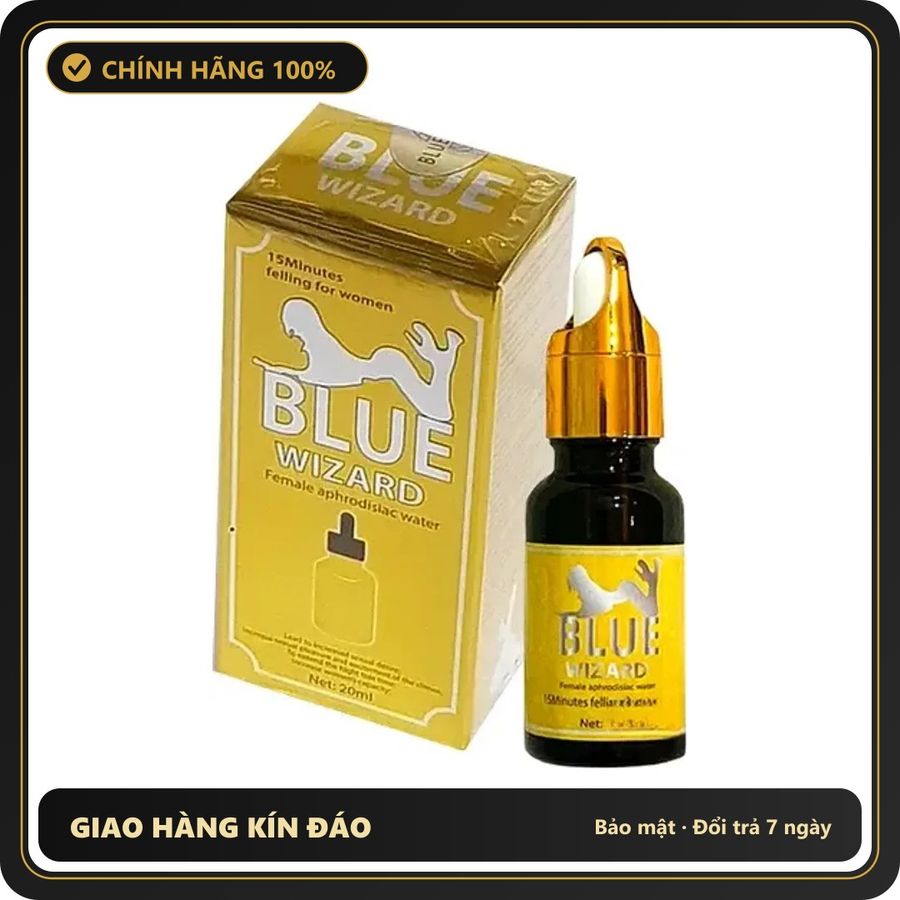 (Che Tên) chăm sóc Nữ Blue Wizard Gold Cực Mạnh Chai 20ml 310704 Hỗ Trợ 24/7