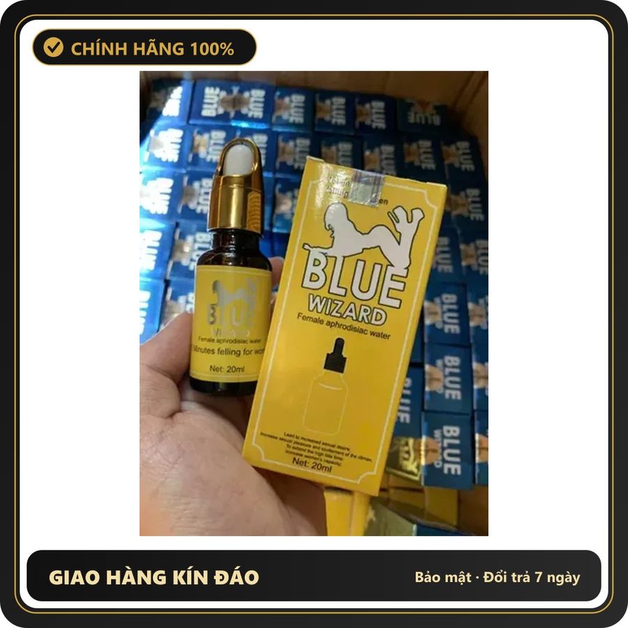 (Che Tên) Blue Wizard Gold chăm sóc cực mạnh chính hãng 20ml Bảo Mật Tuyệt Đối