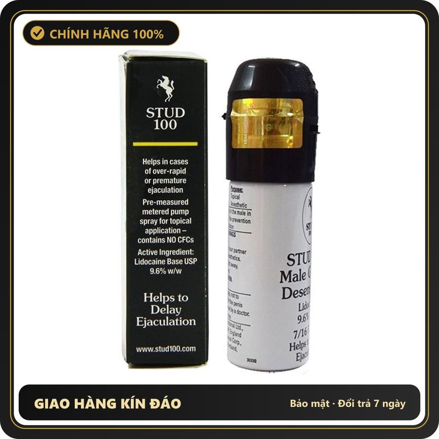 (Che Tên) Bình Xịt Giúp Kéo Dài Thời Gian Stud 100 310710 Cao Cấp Bảo Đảm