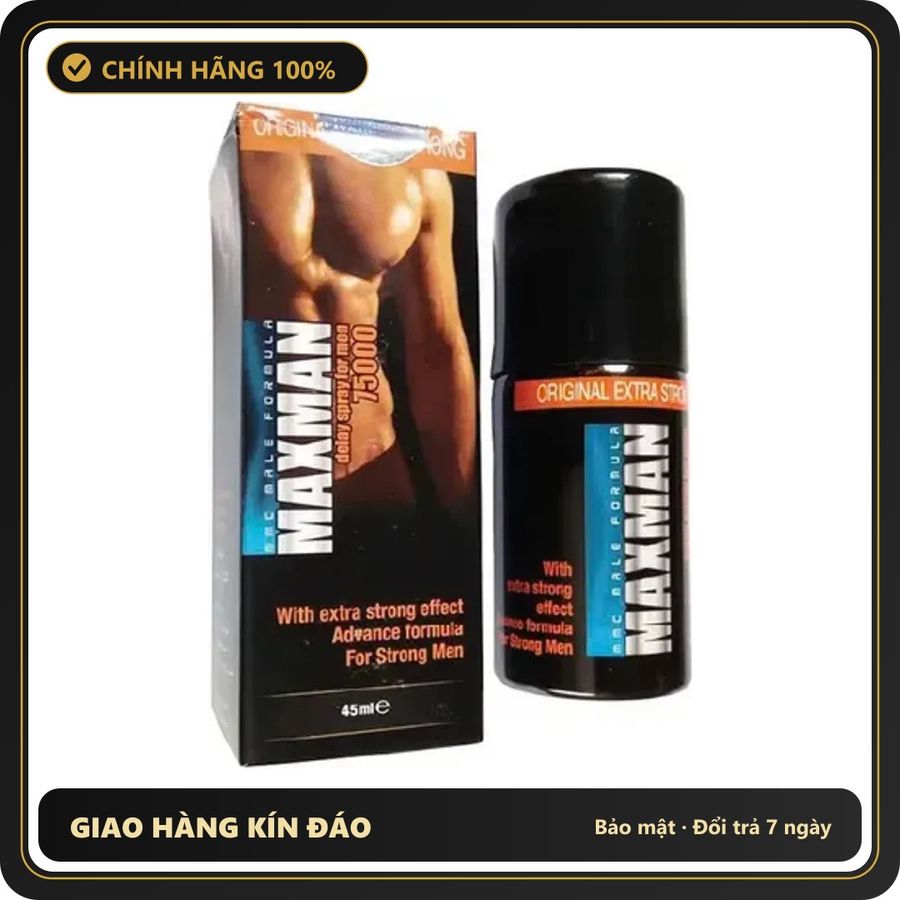 (Che Tên) Xịt kéo dài thời gian cho nam Hỗ Trợ 24/7 - thấm nhanh không nhờn rít, dùng trước khi quan hệ, nhỏ gọn dễ mang theo