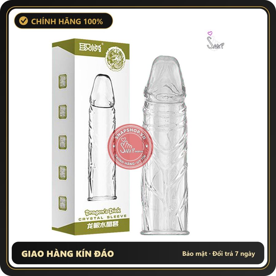 (Che Tên) () Bao cao su đôn dên Aichao Xanh Lá Mạ Gân rồng Chính Hãng [Mã CK-DON05] Cao Cấp Bảo Đảm