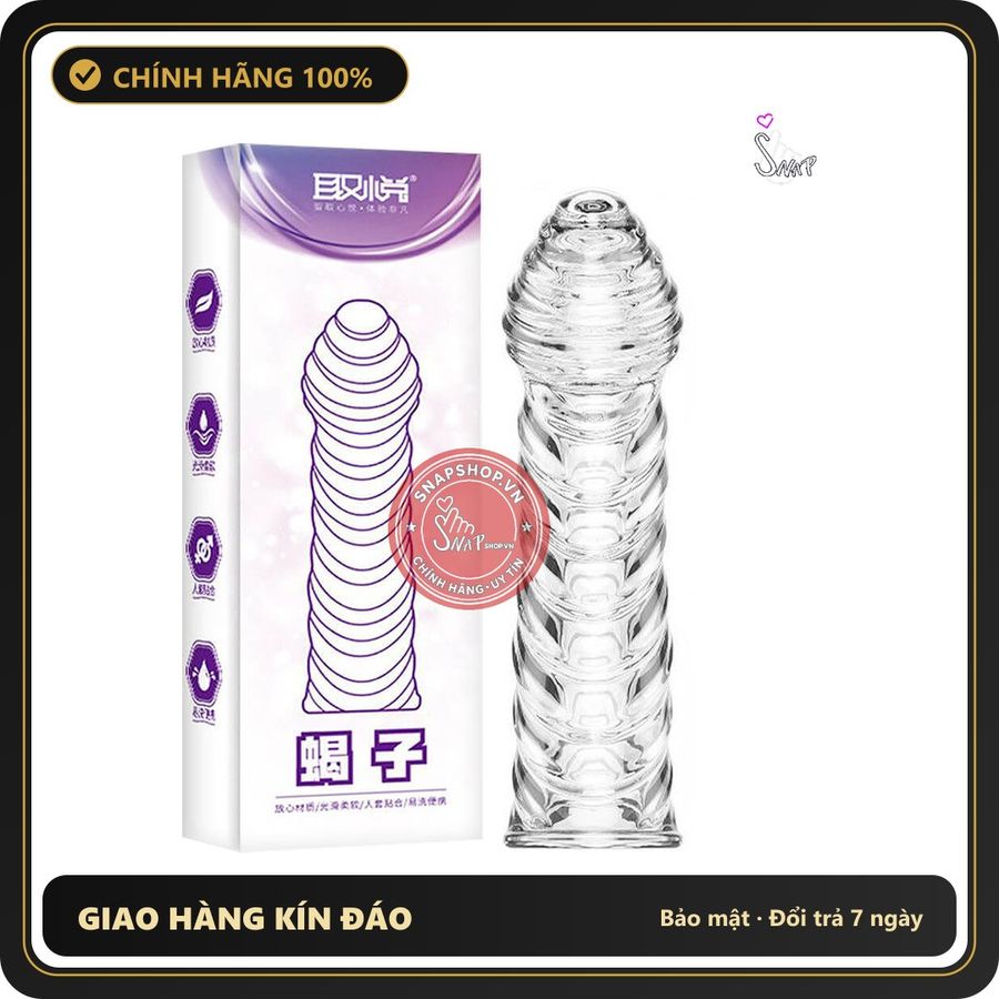 (Che Tên) () Bao cao su đôn dên Aichao Tím Tổ kén Chính Hãng [Mã CK-SP00190-0106] Giao Nhanh Toàn Quốc