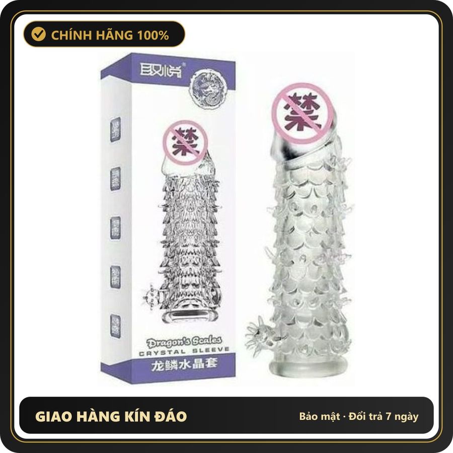 (Che Tên) Bao Cao Su Aichao Đôn Dên Vẩy Cá Siêu Mềm Tăng Kích Thước 331238 [Mã CK-SP900965-04] Cao Cấp Bảo Đảm