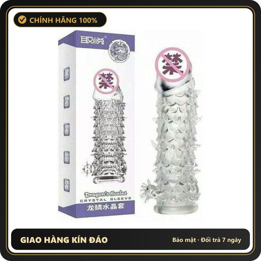 (Che Tên) Bao Cao Su Aichao Đôn Dên Vẩy Cá Siêu Mềm Tăng Kích Thước 364068 [Mã CK-SP900965-06] Cao Cấp Bảo Đảm