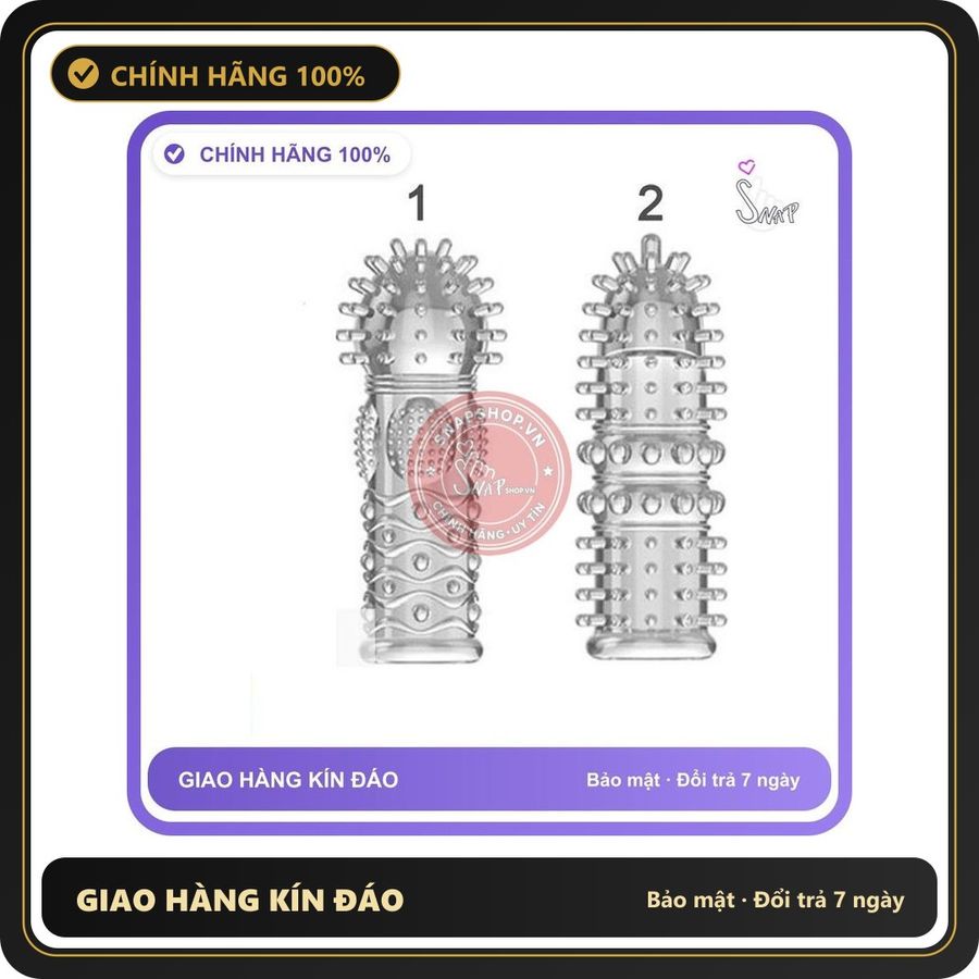 (Che Tên) Bao Cao Su Đôn Dên Ngón Tay Có Gai Và Bi Aichao (Giao Ngẫu [Mã CK-SP903081-01] Hỗ Trợ 24/7