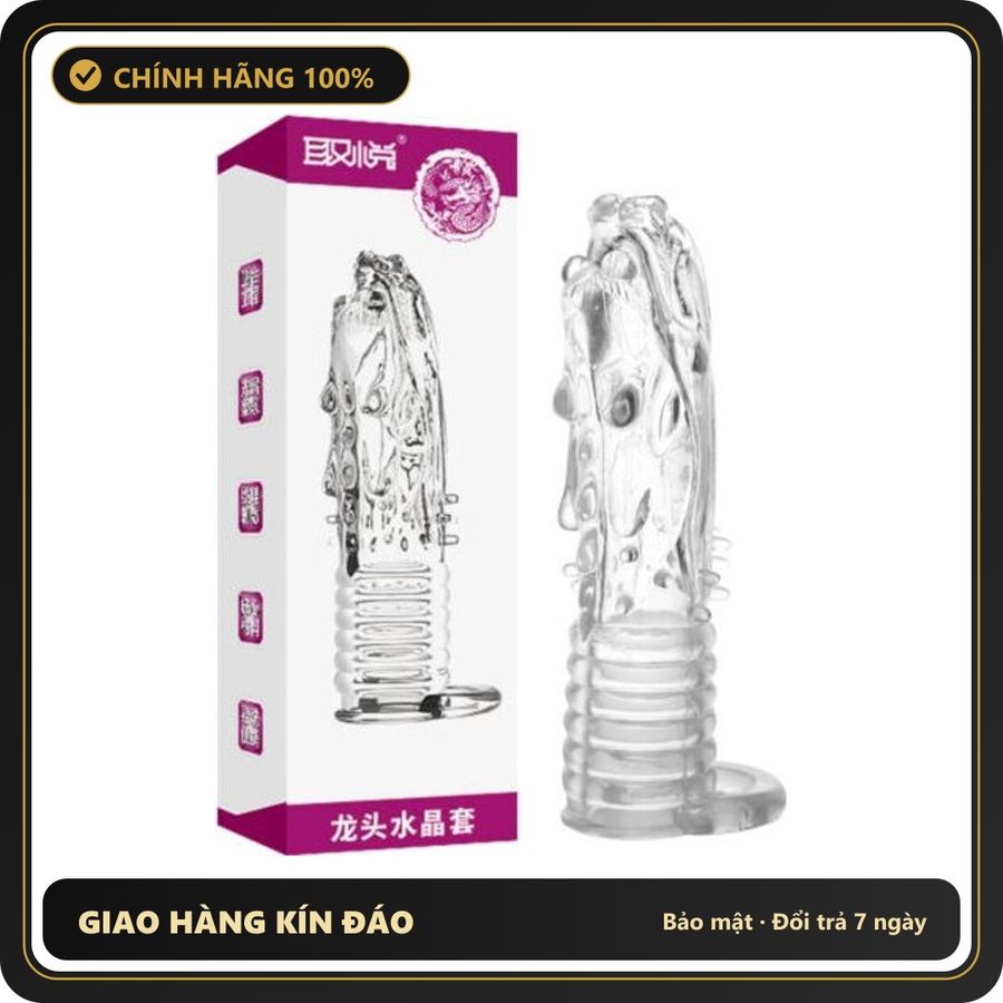 (Che Tên) Bao Cao Su Đôn Dên Aichao Cao Cấp Hình Đầu Rồng 330818 [Mã CK-SP904918-05] Hỗ Trợ 24/7