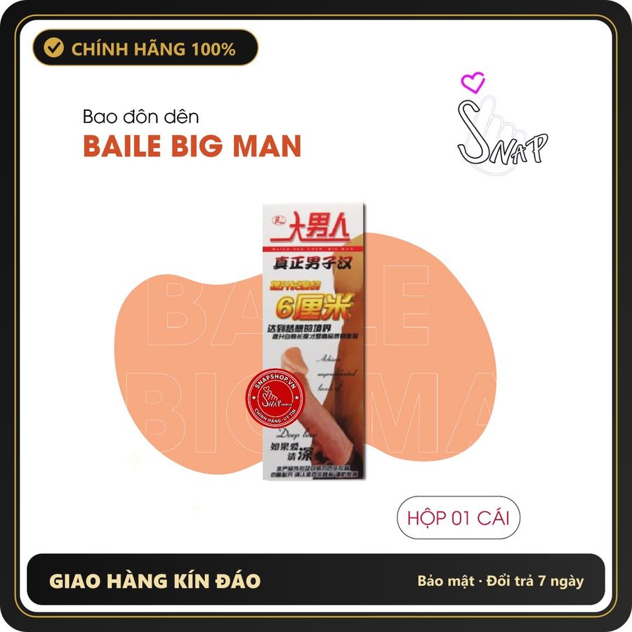 (Che Tên) () Đôn Dên Tăng Kích Thước Baile Big Man Tăng 6cm Chính Hãng [Mã CK-SP907087-06] Cao Cấp Bảo Đảm