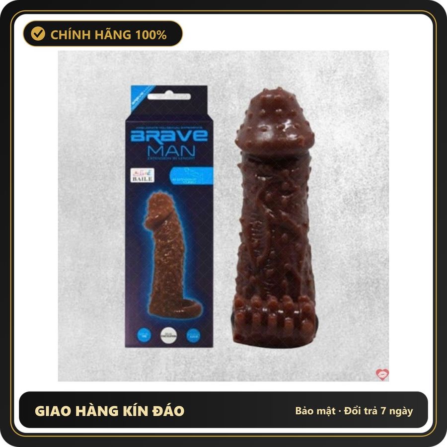 (Che Tên) Bao Cao Su Dôn Dên Dây Đeo Tăng Kích Thước - Baile Braveman [Mã CK-SP907524-02] Hỗ Trợ 24/7
