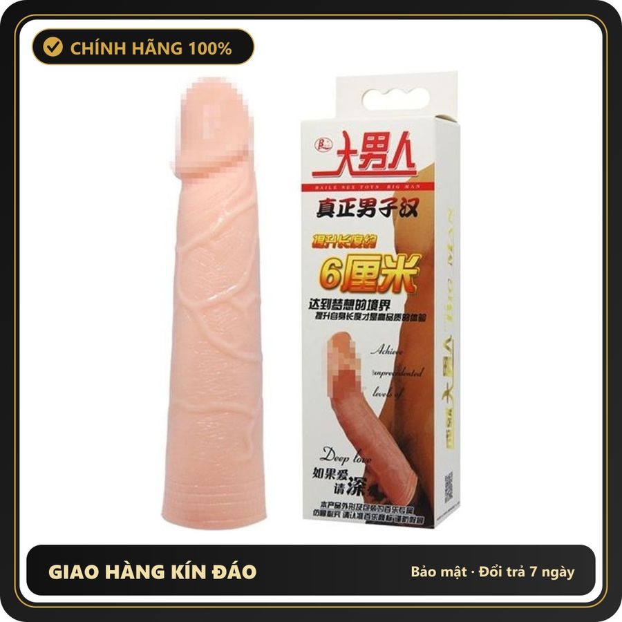 (Che Tên) Bao cao su đôn bi gai to BDD Baile 6 Cm 1 Cái che tên chính hãng [Mã CK-SP907994-02] Hỗ Trợ 24/7
